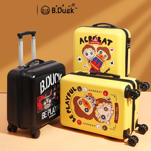 Imagen 6 de 6 de Bolso Maleta Ligera Viaje Para Niños 16 Pulgadas B.duck