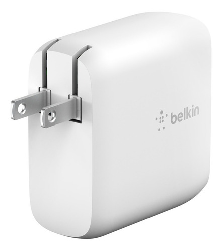 Imagen 5 de 10 de Belkin Cargador Dual Gan Tech Usb C 68w 3amp Carga Rapida
