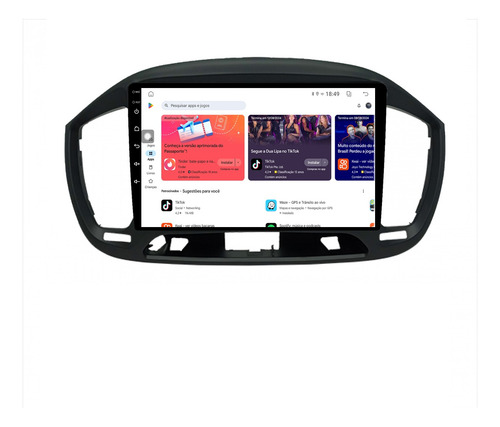 Central Multimidia Uno 16/21 9p Android 14 Carplay 4/64gb