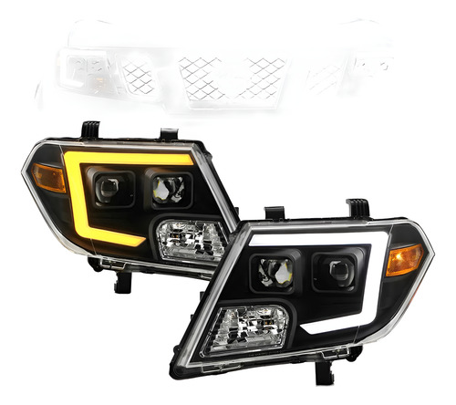 Par Faros Led Nissan Frontier Pro-4x 2009-15 16 2017 18 2019