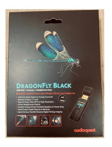 Audioquest - Dragonfly Black Usb Dac / Amplificador De Auric