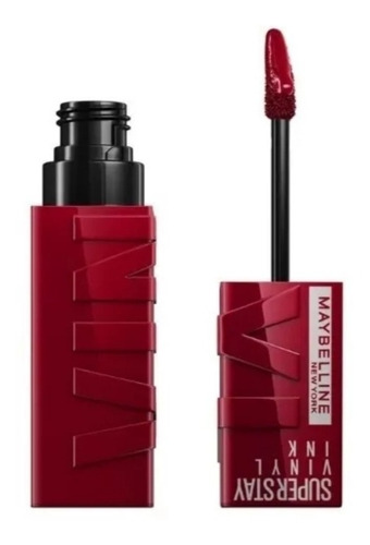 Imagen 1 de 3 de Labial Maybelline Superstay Vinyl Ink En Tono Royal