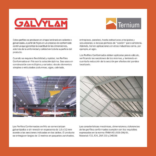 Union Para Perfil C 200 Galvanizado Tramo X 0,40mts Ternium