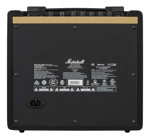 Amplificador de guitarra elétrica Marshall Code25 cor preto