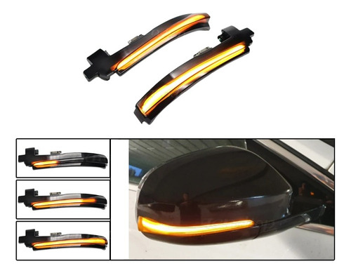 Par Pisca Retrovisor Dinâmico Volvo S60 V40 V60 V70 S80