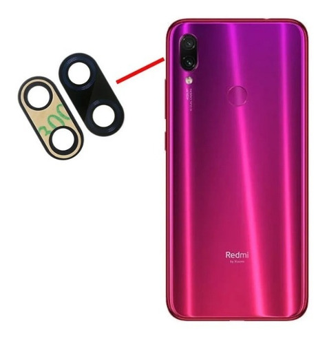 Lente Camara Trasera Compatible Redmi Note 7 / 7 Pro + Kit 