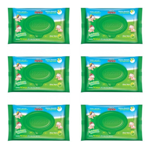 Turma Da Mônica Lenços Umedecidos Infantil C/96 (kit C/06)