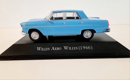 Miniatura Willys Aero Willys 1966 1:43 Carros Inesquecíveis 