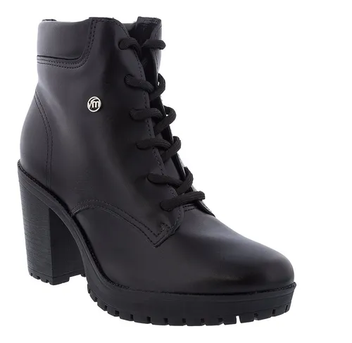 Bota coturno via marte salto best sale grosso preta