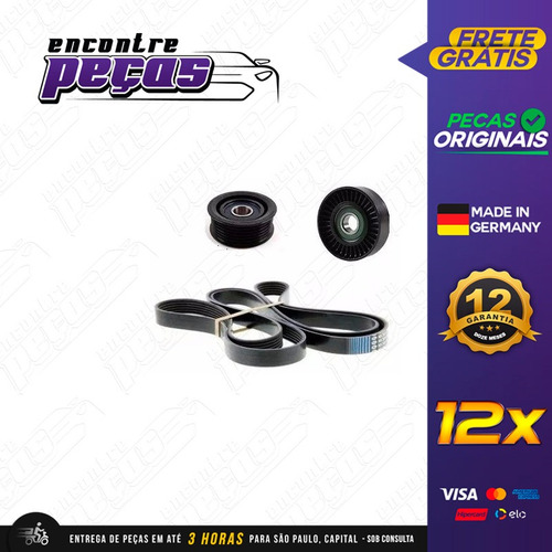 Conjunto Correia Polia Motor Mercedes E350 3.5 Cgi V6 11-13