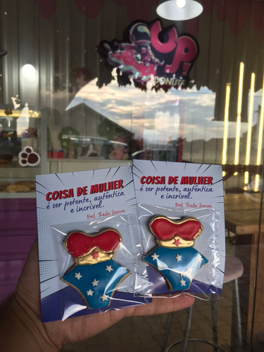 Biscoitos Personalizados Mulher Maravilha