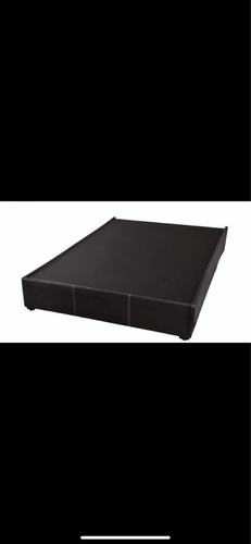 Base De Cama Matrimonial Tacto Piel Usada (Usado)