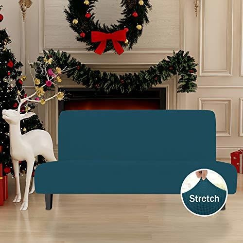 Funda Para Sillon Easy Elastica Color Azul Sin Apoyabrazos