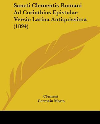 Libro Sancti Clementis Romani Ad Corinthios Epistulae Ver...