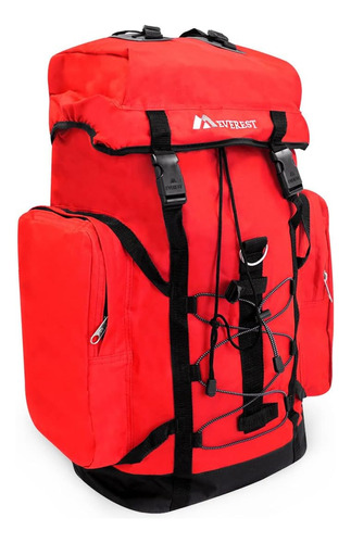 Mochila De Senderismo Everest, Rojo, Talla Única