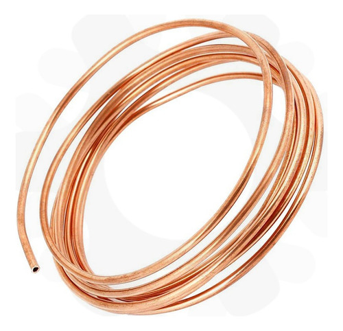 Tubo Cano Cobre Flexivel Refrigera Panqueca 1/2'' 15 Metros