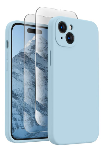 Funda De Celular Firenova, Para iPhone 15, Cielo Azul
