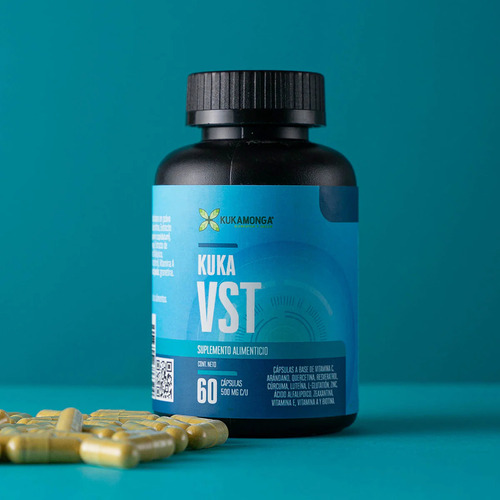 Protección y Visión Clara Kuka VST 60 Cápsulas Favorece la Salud Ocular Reduce la Fatiga Visual y Protege contra la Luz Azul Ideal para el Cuidado de los Ojos Sabor Neutro