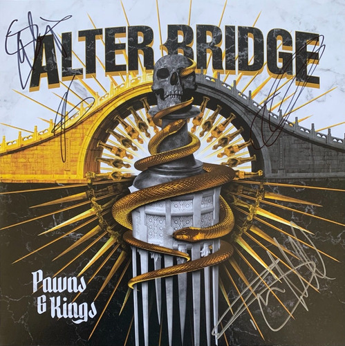 Lp Vinilo Alter Bridge Pawns & Kings 2022 Vinyl Autografiado