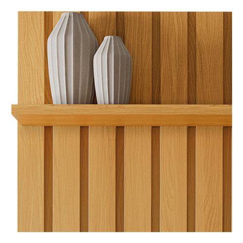 Painel Ripado Madeira Para Sala Quarto 182cm Wise Cinamomo