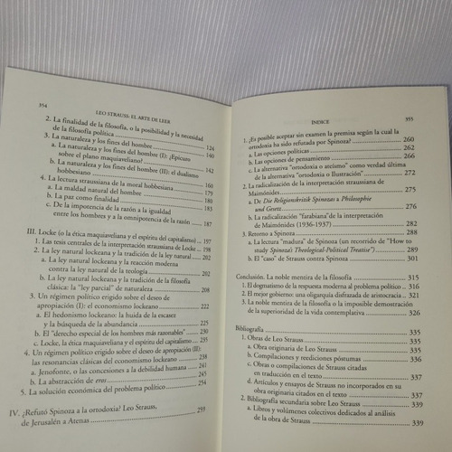 Imagen 6 de 8 de Leo Strauss El Arte De Leer Claudia Hilb Fce