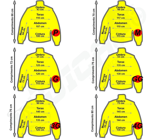 Imagem 4 de 4 de Jaqueta Califórnia Racing Life Logo Amarelo Motoboy