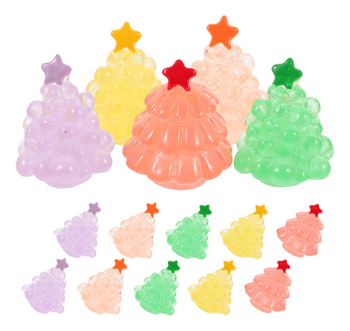 50 Estatuas Navideñas Con Forma De Árbol De Navidad Que Bril