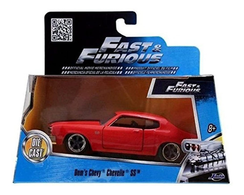 Doms Chevy Chevelle Ss Rojo Rapido Y Furioso Pelicula 132 