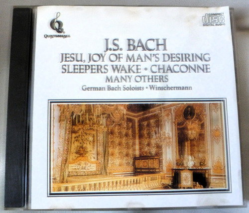 J.s. Bach German Soloists Violin Oboe Harpsichord Cd  (h)