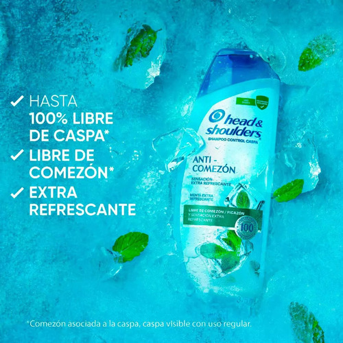 2 Shampoo Head & Shoulders Anti Comezon 375ml