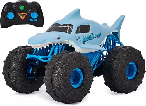 Monster Jam 1:24 - Carro com Controle Remoto - Megalodon - Sunny - MP  Brinquedos