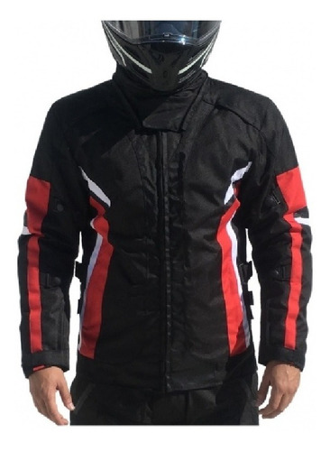 Campera Para Moto Corta Con Protectores Talle L, Xl, 2xl,3xl