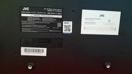 Imagen 3 de 7 de Tv Jvc Smart Tv 43