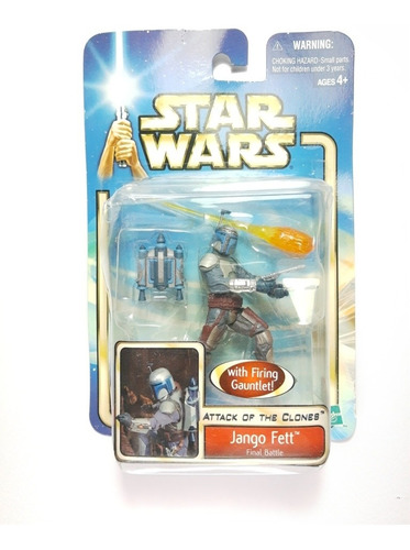 Star Wars Saga Azul Attack Of Clones Jango Fett Final 2002