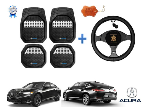 Tapetes 3d Logo Acura + Cubre Volante Integra 2023 2024 2025