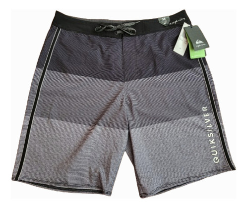 Ropa De Baño Quiksilver Highline Negra Para Hombre Talla 33