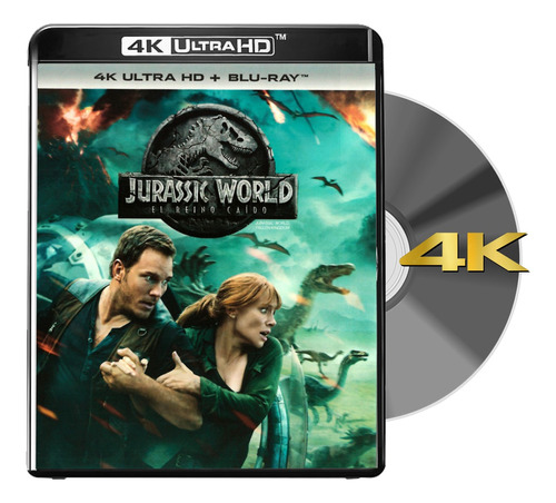 Blu Ray 4k Jurassic World Reino Caido