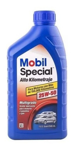 Aceite 25w-50 Mineral Marca Mobil