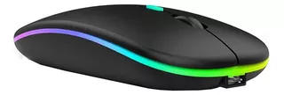 Mouse Inalámbrico Rgb Dual 2.4g Bluetooth 5.1 Recargable