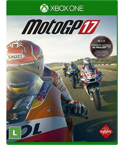Jogo Moto Gp 17 Xbox One Midia Fisica Milestone