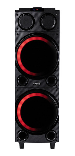 Imagen 1 de 8 de Parlante Bluetooth Gadnic Torre Xbs31 10 Karaoke 8000w Mp3 Usb Microfono Luces Led Xtreme Power Bass
