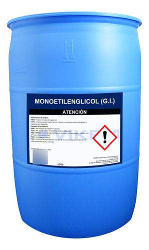 Monoetilenglicol (etilenglicol) Grado Industrial Tambo 200 L