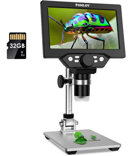 Microscopio Digital Tomlov 7  Lcd 50-1200x A Pedido