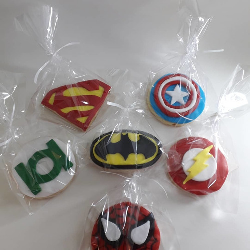 Torta Hombre Araña Y Galletas Superheroes