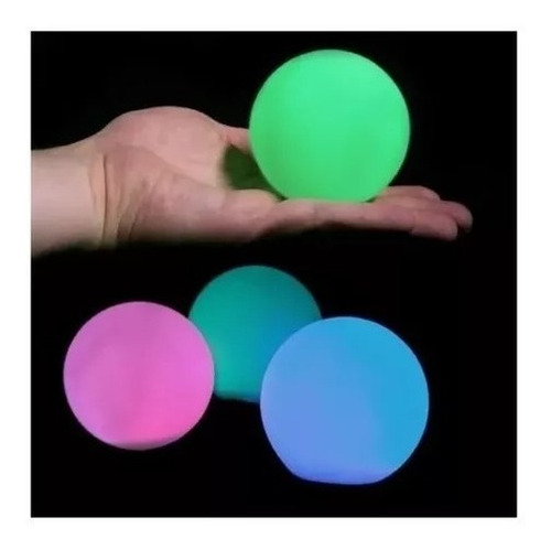 4 Lámparas Flotantes Led 16 Colores Luz Piscina Esfera Lujo