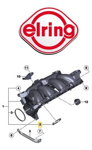 11617528340 Junta De Perfil Bmw 1/3 Mini R55/56/57/58/59/60