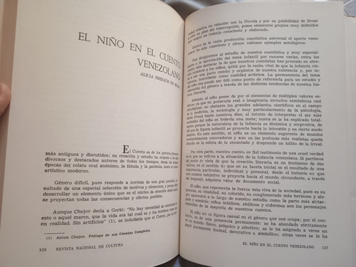 El Niño En El Cuento Venezolano / Alicia Freilich De Segal (Usado)
