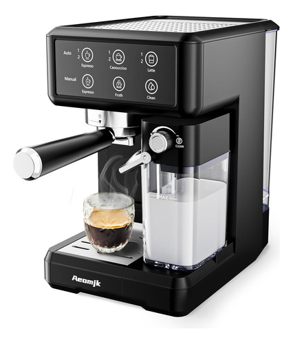 Aemojk Expresso Y Cafetera, Operación De Un Toque, Cafetera