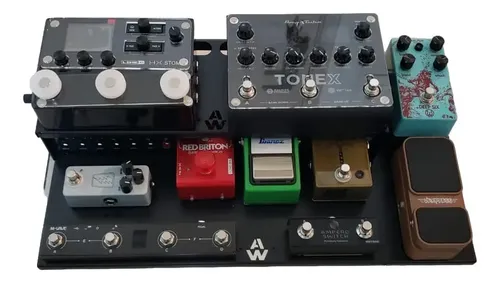Pedalboard Flat 2 Andares Rizer Custom 50x30 Sem Bag Alum