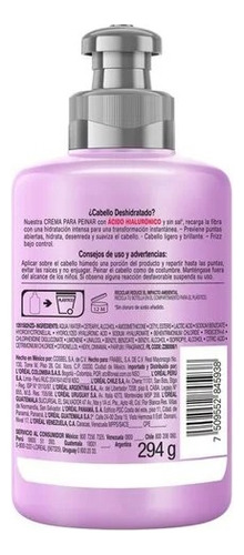 Crema Para Peinar Elvive Acido Hialuronico Loreal